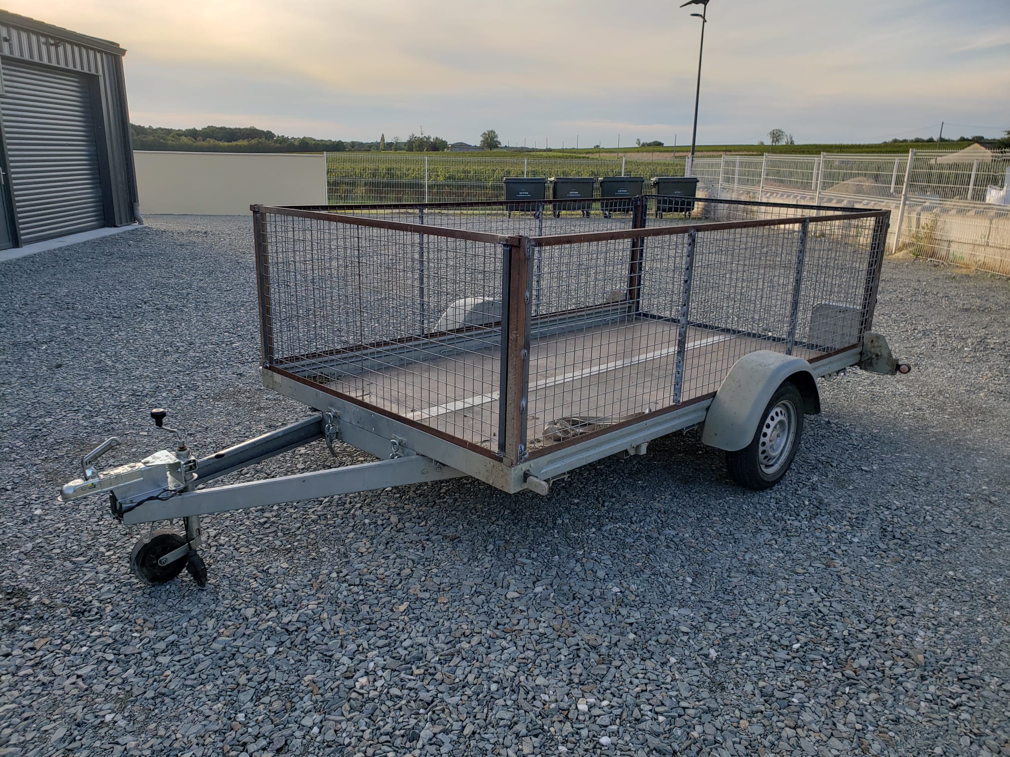 Mini serre début fabrication